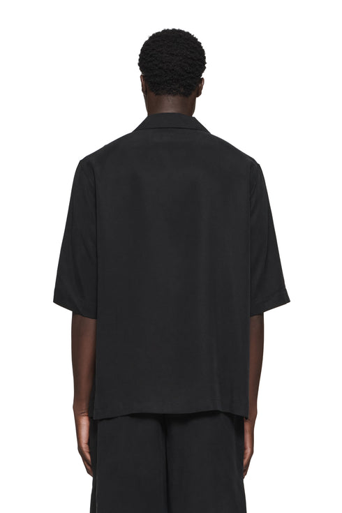 PURPLE BRAND P346 Lyocell S/S Shirt Mens Apparel