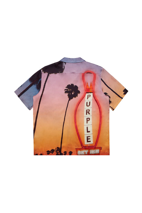 PURPLE BRAND X Blue Sky Inn Shirt Mens Apparel