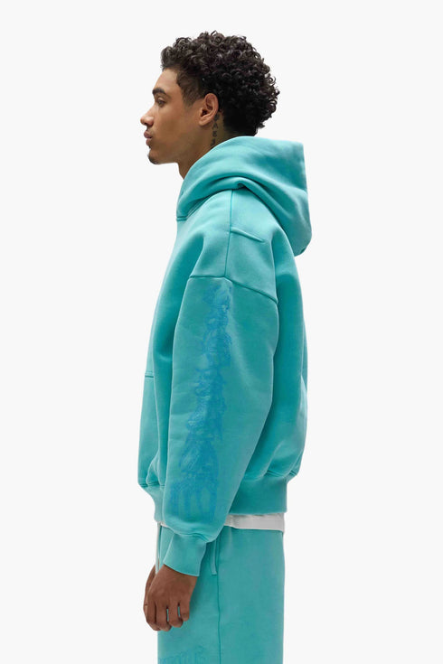 PURPLE BRAND P401 Hwt Fleece Po Hoody Mens Apparel