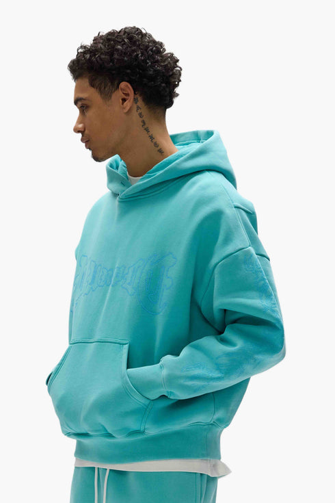 PURPLE BRAND P401 Hwt Fleece Po Hoody Mens Apparel