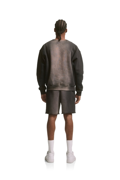 PURPLE BRAND P401 Hwt Fleece Crewneck Mens Apparel