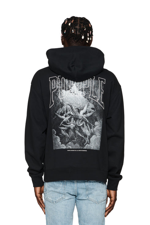 PURPLE BRAND P447 French Terry Po Hoody Mens Apparel