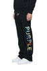 PURPLE BRAND P459 Hwt Fleece Flared Pants Mens Apparel