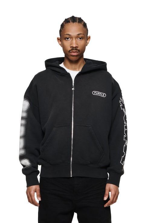 PURPLE BRAND Hwt Fleece Full Zip Hoodie Mens Apparel