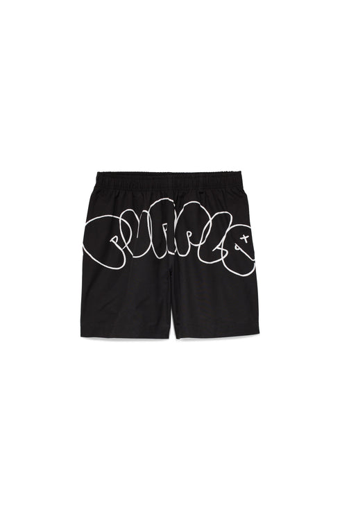 PURPLE BRAND P504 Polyester All Round Short Mens Apparel