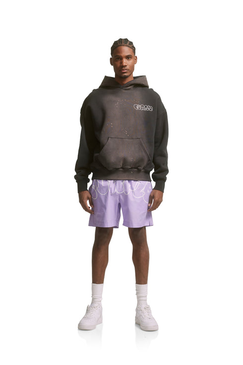 PURPLE BRAND P504 Polyester All Round Short Mens Apparel