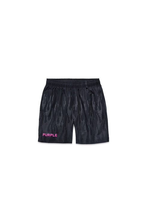 PURPLE BRAND Flames All-Around Short Mens Apparel