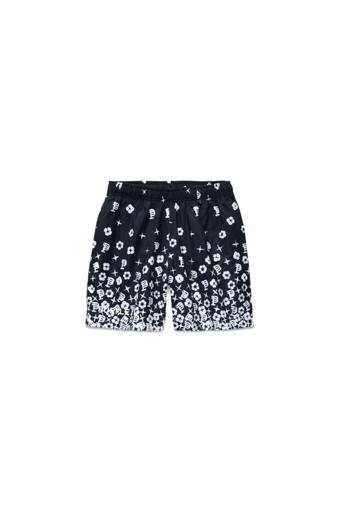 PURPLE BRAND Scattered Monogram Black Beauty All-Around Short Mens Apparel