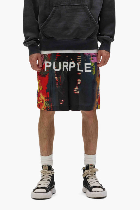 PURPLE BRAND P504 All Round Shorts Mens Apparel