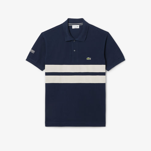LACOSTE Bold Stripes Classic Fit L.12.12 Polo Mens Apparel