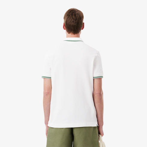 LACOSTE Regular Fit Trim Accent L.12.12 Polo Mens Apparel