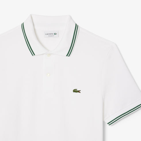 LACOSTE Regular Fit Trim Accent L.12.12 Polo Mens Apparel