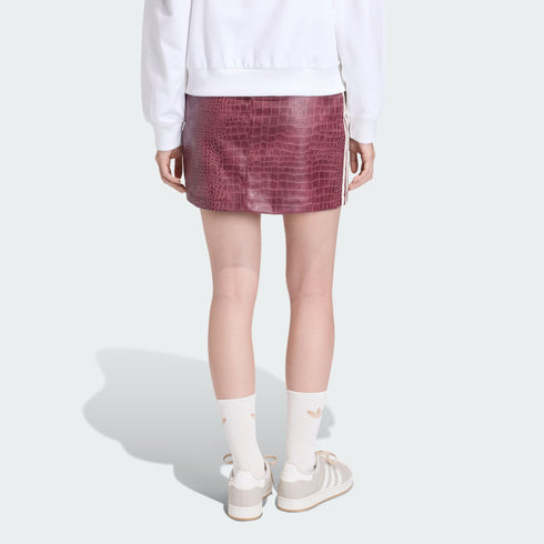 ADIDAS Pleather Mini Skirt Women's Apparel