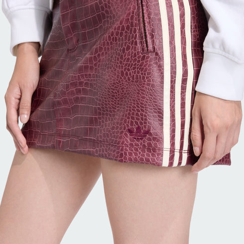 ADIDAS Pleather Mini Skirt Women's Apparel