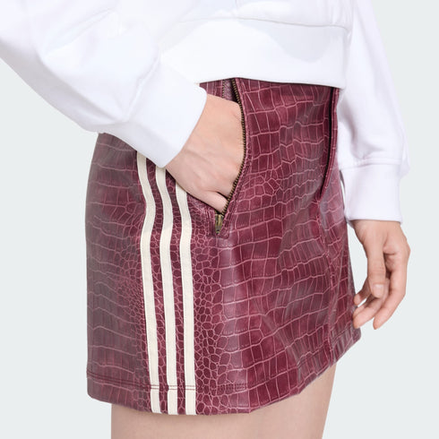ADIDAS Pleather Mini Skirt Women's Apparel