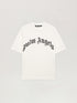 PALM ANGELS Curved Logo Reg Tee Mens Apparel