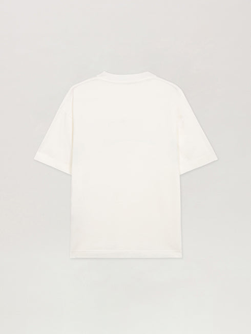 PALM ANGELS Curved Logo Reg Tee Mens Apparel