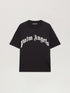 PALM ANGELS Curved Logo Reg Tee Mens Apparel