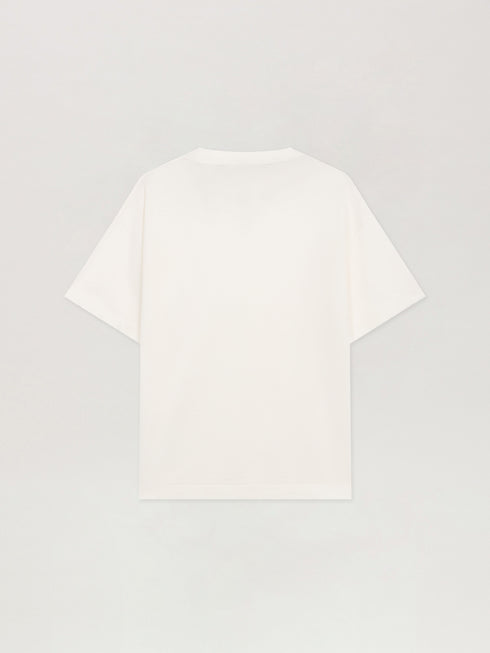 PALM ANGELS Neck Logo Tee Mens Apparel