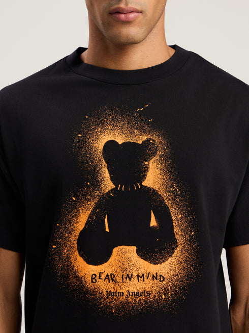 PALM ANGELS Spray Bear Regular Tee Mens Apparel