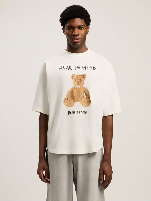 PALM ANGELS Bear In Mind Over Tee Mens Apparel