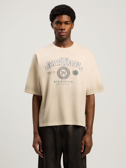 PALM ANGELS Pa Dollar Loose T-Shirt Mens Apparel