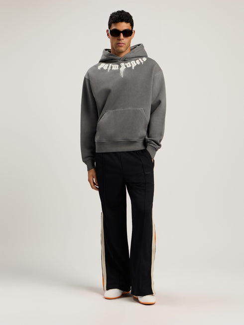 PALM ANGELS Neck Logo Hoodie Mens Apparel