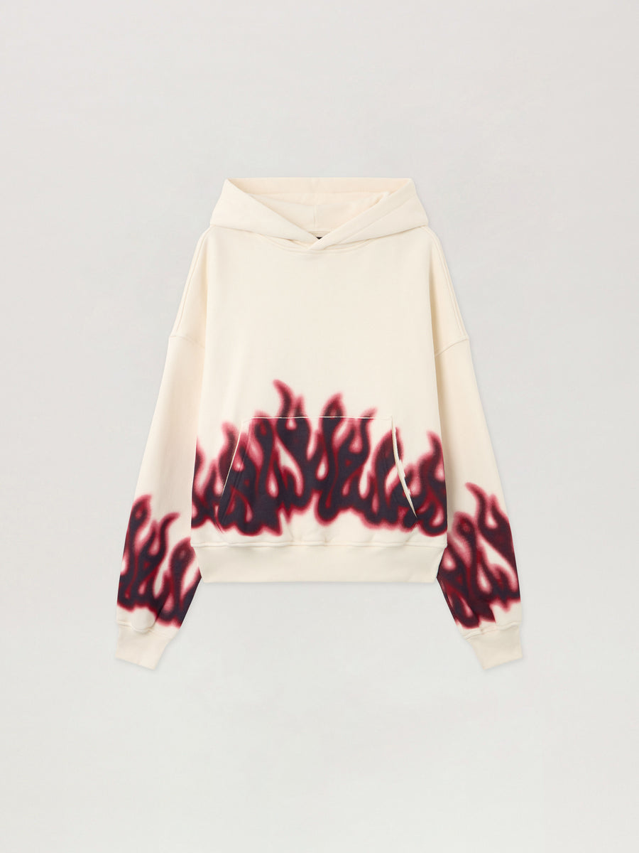 PALM ANGELS Flames Loose Hoodie Mens Apparel – ASPHALT