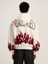 PALM ANGELS Flames Loose Hoodie Mens Apparel