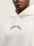 PALM ANGELS Back Curved Logo Loose Hoodie Mens Apparel