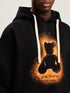 PALM ANGELS Spray Bear Loose Hoodie Mens Apparel