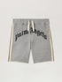 PALM ANGELS Curved Logo Track Sweatshorts Mens Apparel