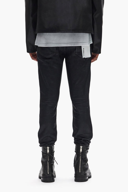 PURPLE BRAND P001 Skinny Coated Indigo Mens Apparel