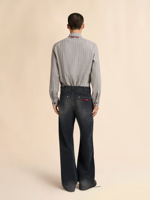 MARNI Canvas Pants With Marni Flag Patch Men's Apparel