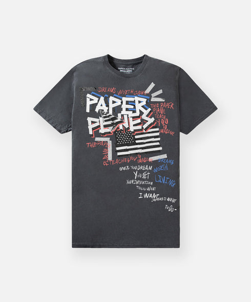 PAPER PLANES Collage Tee Mens Apparel