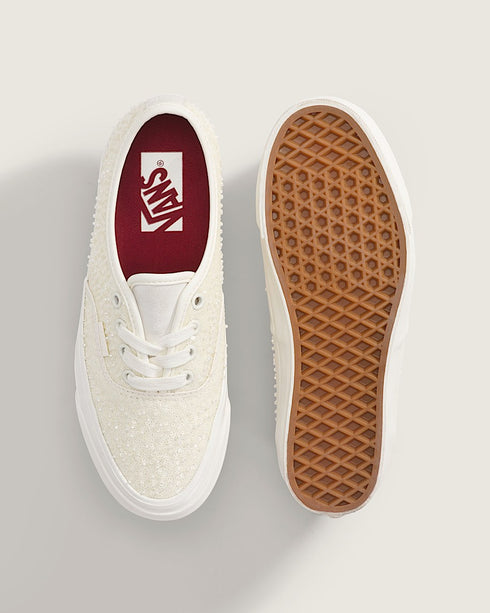 VANS LX Authentic 44 Beaded Champagne Beige Unisex Sneakers