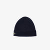 LACOSTE Rib Knit Brushed Wool Beanie Accessories