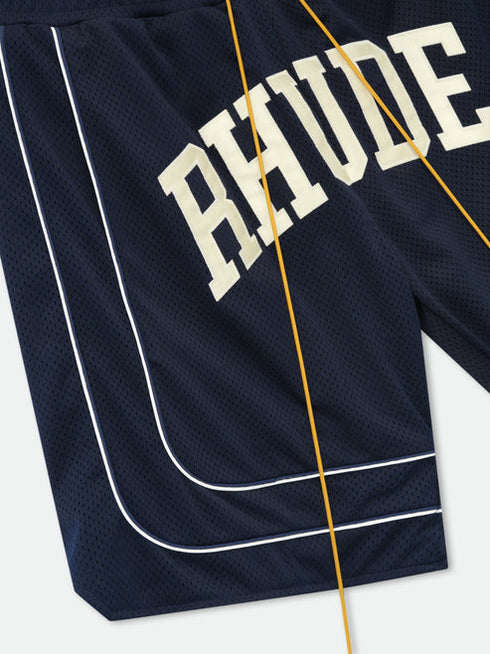 RHUDE Baggy Collegiate Logo Short Men's Apparel