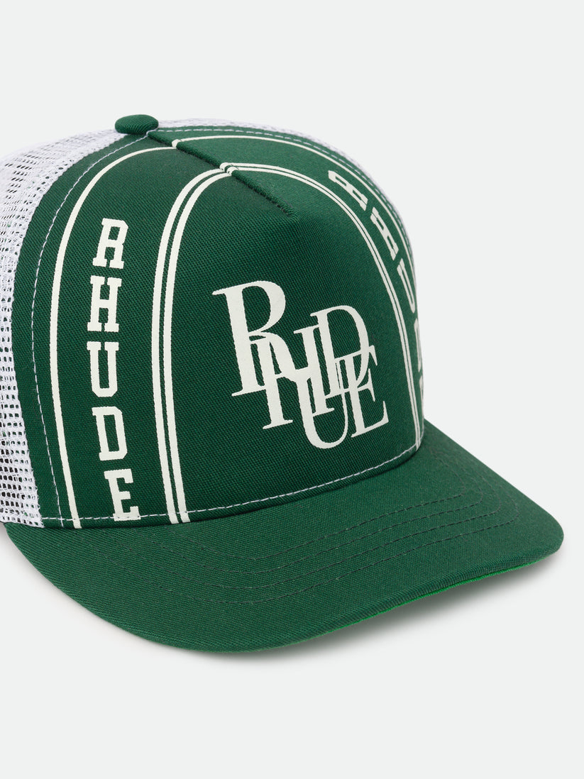 RHUDE Collegiate Scramble Trucker Accessories – ASPHALT