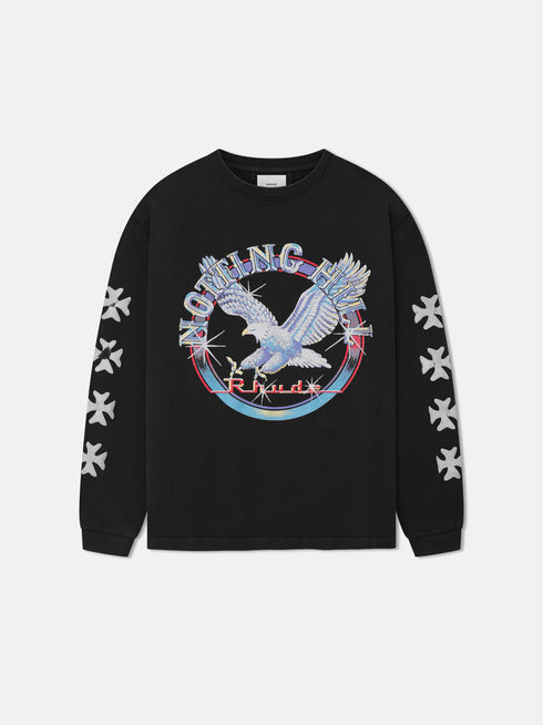 RHUDE Notting Hill Eagle L/s Tee Mens Apparel