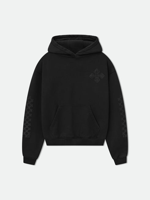 RHUDE Cross Logo Hoodie Mens Apparel