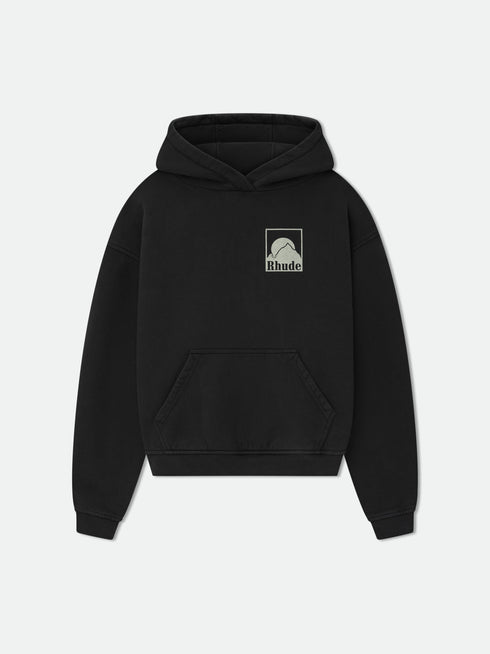 RHUDE Moonlight Badge Hoodie Mens Apparel