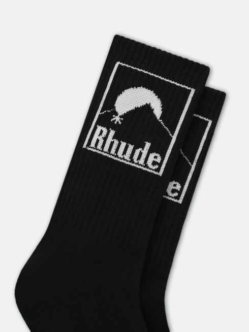 RHUDE Moonlight Badge Sock Accessories