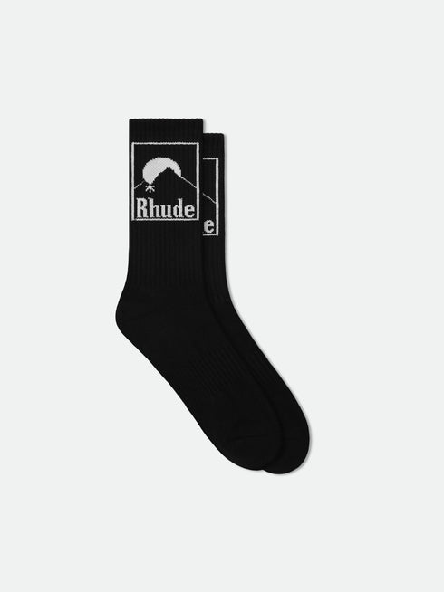 RHUDE Moonlight Badge Sock Accessories