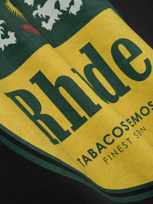 RHUDE Tabaco Tee Vtg Black Mens Apparel