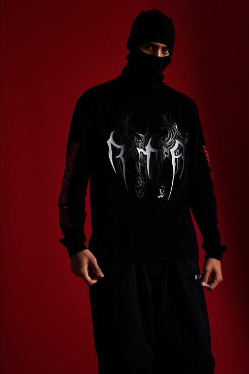 RTA Lawrence | Black Cyber Sigilism Mens Apparel