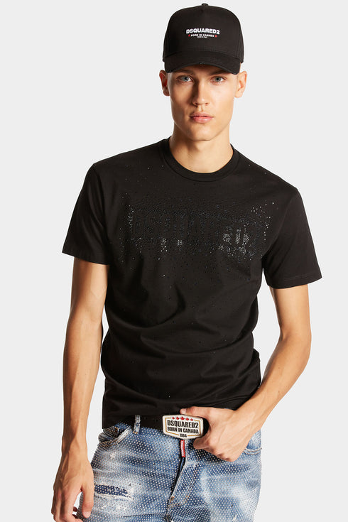 DSQUARED2 Crystals Cool Fit T-shirt Mens Apparel