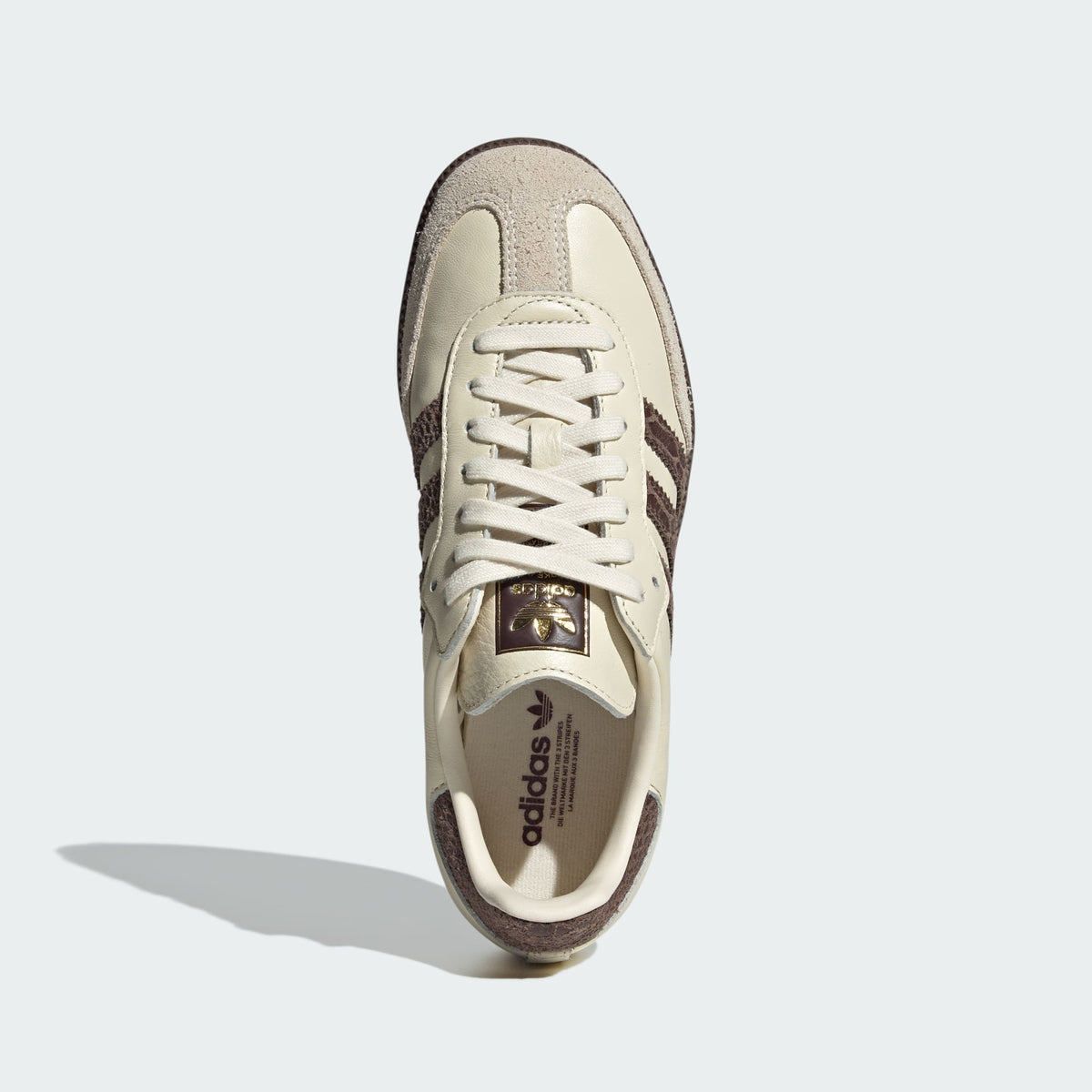 adidas SAMBA OG SHOES Cream White / Earth Strata / Maroon 6.5 UK