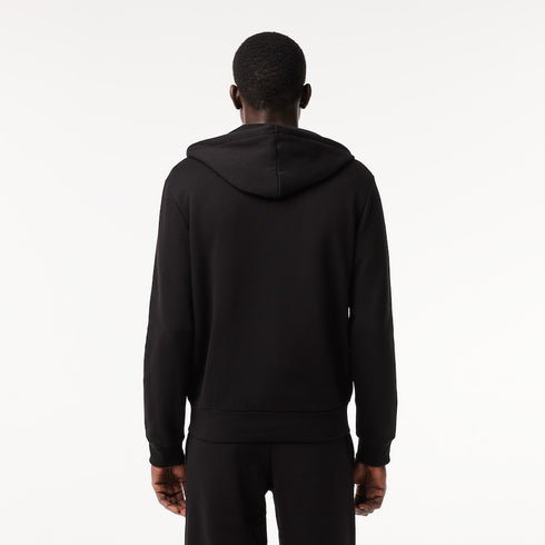Lacoste Fleece Zipped Hoodie Mens Apparel