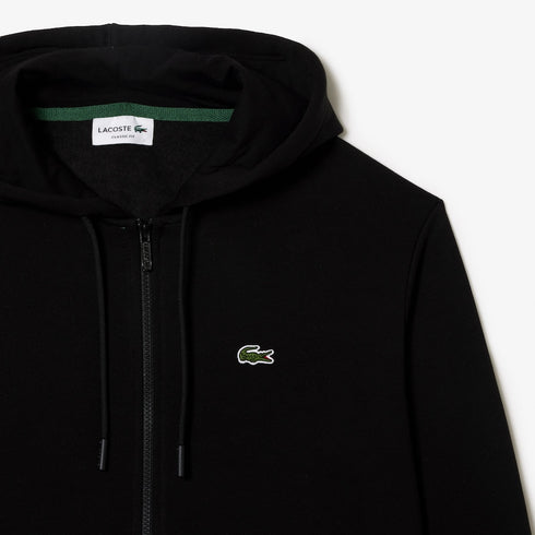 Lacoste Fleece Zipped Hoodie Mens Apparel